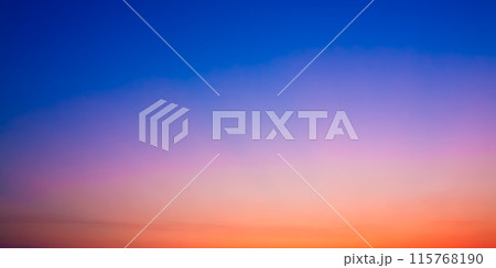 Colorful Sky After The Sunset. natural background backdrop 115768190