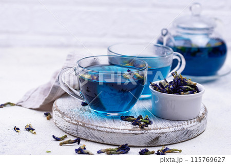 Blue tea Butterfly pea or anchan Blue tea Butterfly pea or anchan 115769627