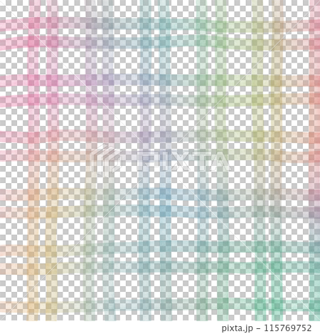 Rainbow Plaid Gingham Check Hand Drawn Background Overlay Rainbow Plaid Gingham Check Hand Drawn Background Overlay 115769752