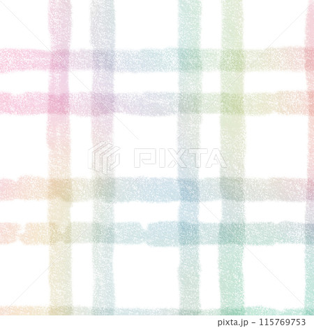 Rainbow Plaid Gingham Check Hand Drawn Background Overlay Rainbow Plaid Gingham Check Hand Drawn Background Overlay 115769753