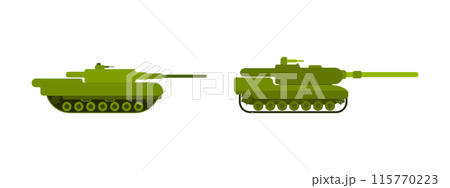 two variants of one tank new weapon style vector 115770223