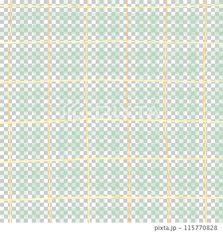 Gold Green Plaid Gingham Check Hand Drawn Background Overlay Gold Green Plaid Gingham Check Hand Drawn Background Overlay 115770828