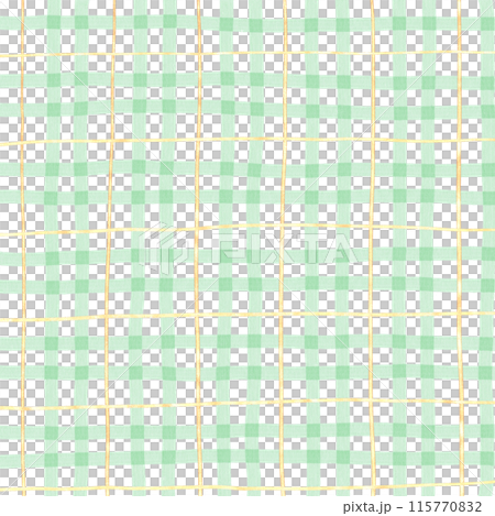 Gold Green Plaid Gingham Check Hand Drawn Background Overlay Gold Green Plaid Gingham Check Hand Drawn Background Overlay 115770832