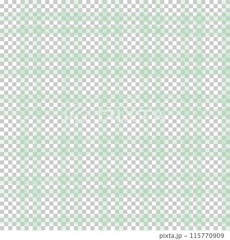 Green Plaid Gingham Check Hand Drawn Background Overlay 115770909