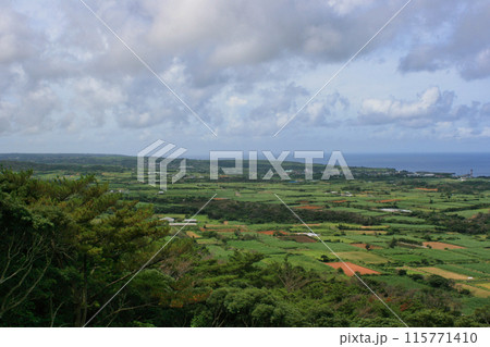 徳之島 前の展望台からの景色 徳之島 前の展望台からの景色 115771410