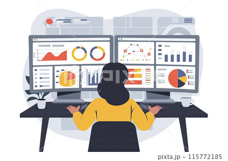 A person is typing on a keyboard at a desk with a computer monitor A person is typing on a keyboard at a desk with a computer monitor 115772185