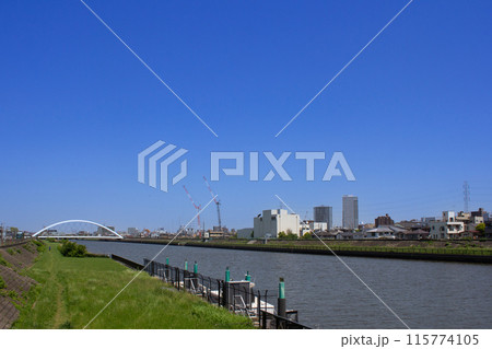 小岩、新中川の風景 小岩、新中川の風景 115774105