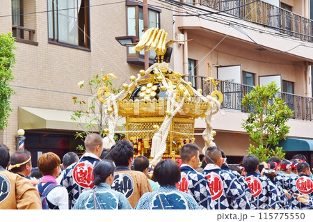 鳥越まつりの風景 東京 鳥越まつりの風景 東京 115775550