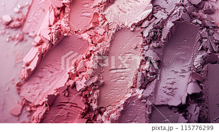 Beauty product and cosmetics texture, makeup products as abstract luxury cosmetic background art 115776299