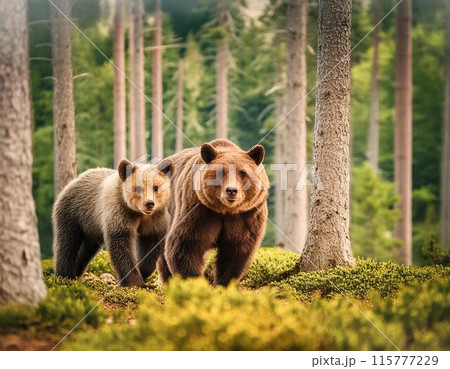 熊による被害 115777229