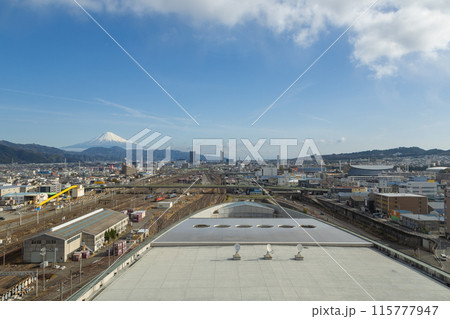 グランシップから見える富士山 静岡県静岡市 グランシップから見える富士山 静岡県静岡市 115777947