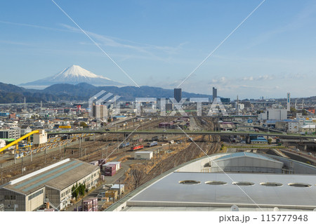 グランシップから見える富士山 静岡県静岡市 グランシップから見える富士山 静岡県静岡市 115777948