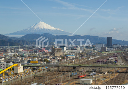 グランシップから見える富士山　静岡県静岡市 115777950