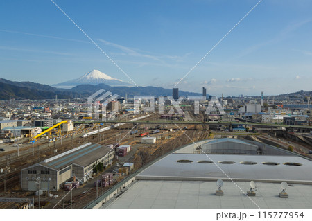 グランシップから見える富士山 静岡県静岡市 グランシップから見える富士山 静岡県静岡市 115777954