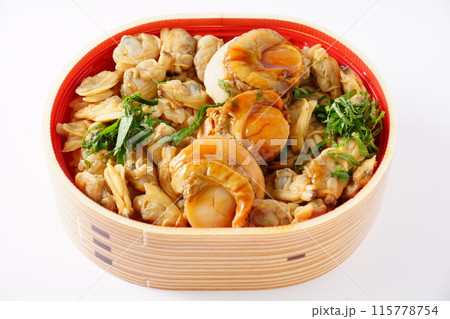 アサリとホタテの弁当 115778754