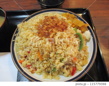 熊本県熊本市中央区大江の人気喫茶店「ホイロ」の名物「やきめし」 115779366