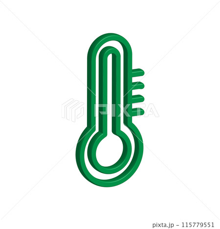 Illustration Vector graphic of thermometer icon Illustration Vector graphic of thermometer icon 115779551