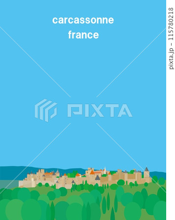 カルカッソンヌ carcassonne フランス france カルカッソンヌ carcassonne フランス france 115780218