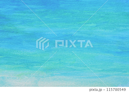 海面　水彩　画用紙 115780549