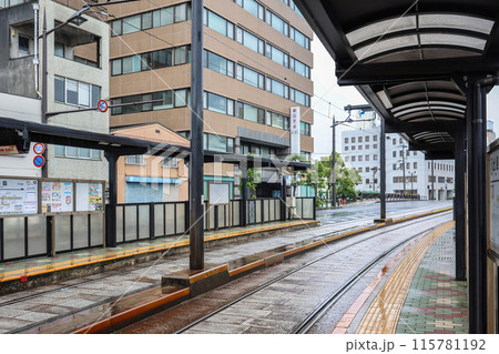 May 12 2024 Site of the Dejima Station at Nagasaki, japan 115781192