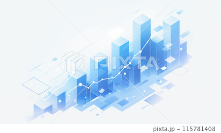 グラフのイラスト グラフのイラスト 115781408
