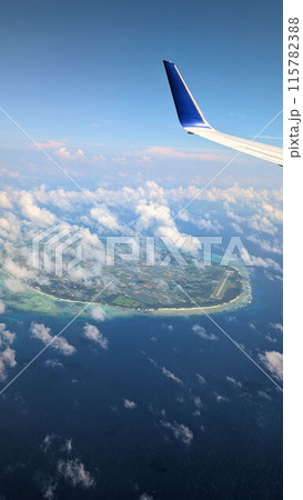上空からの風景 宮古島 上空からの風景 宮古島 115782388
