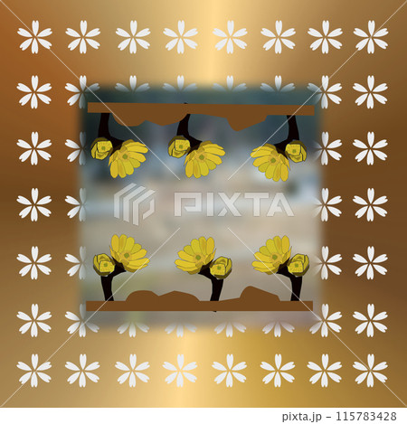 春の花福寿草をオリジナルで描いて見ました 115783428