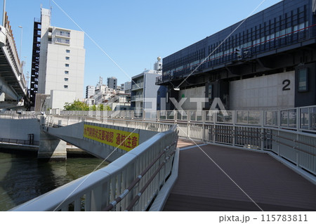 竪川水門テラス連絡橋 2024年5月 竪川水門テラス連絡橋 2024年5月 115783811
