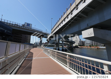 竪川水門テラス連絡橋　2024年5月 115783824