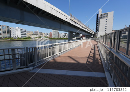 竪川水門テラス連絡橋　2024年5月 115783832