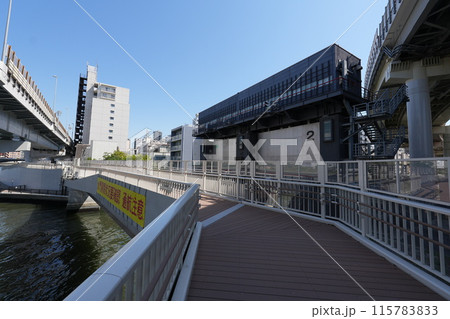 竪川水門テラス連絡橋 2024年5月 竪川水門テラス連絡橋 2024年5月 115783833