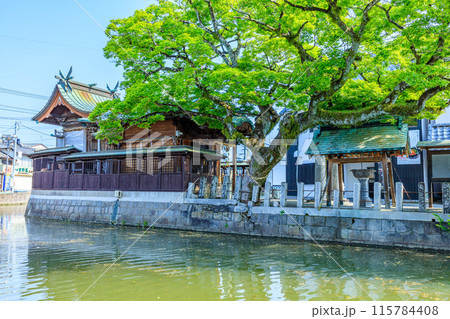 初夏の沖端水天宮 福岡県柳川市 初夏の沖端水天宮 福岡県柳川市 115784408