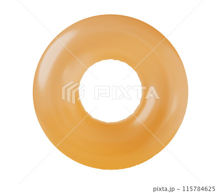 Orange Inflatable circle on isolated background. Swim ring, water donut, floatie, rubber ring on white background. Orange Inflatable circle on isolated background. Swim ring, water donut, floatie, rubber ring on white background. 115784625