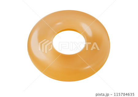 Orange Inflatable circle on isolated background. Swim ring, water donut, floatie, rubber ring on white background. Orange Inflatable circle on isolated background. Swim ring, water donut, floatie, rubber ring on white background. 115784635