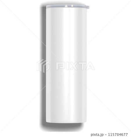 Skinny 20 oz tumbler for sublimation. 3d rendering Skinny 20 oz tumbler for sublimation. 3d rendering 115784677
