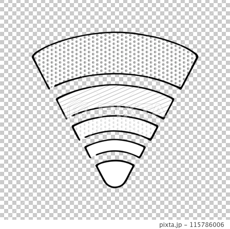 簡單的 Wi-Fi 圖標 115786006