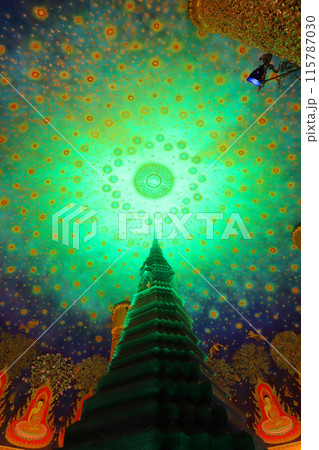 タイ バンコク ワットパクナム タイ バンコク ワットパクナム 115787030