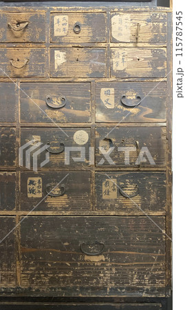 古い家具タンス　古民具 115787545