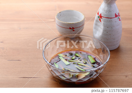 わさびの醤油漬け わさびの醤油漬け 115787697