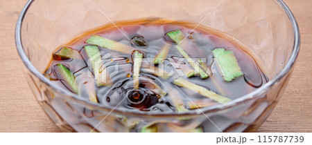 わさびの醤油漬け わさびの醤油漬け 115787739