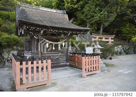 白髭神社の境内　若宮社　横構図1 115787842