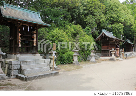 防府天満宮、本殿背後の摂社 防府天満宮、本殿背後の摂社 115787868