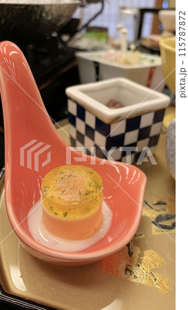 懐石料理のゼリーのデザート 懐石料理のゼリーのデザート 115787872
