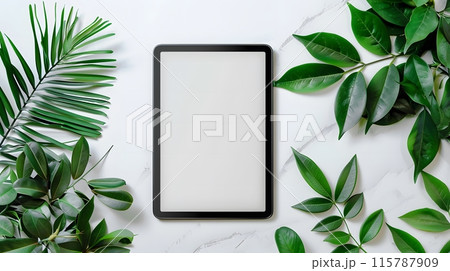 画面の白いタブレットです。Generative AI	 115787909