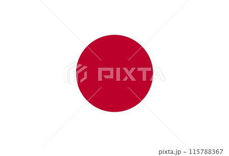 Japan flag illustration vector design 115788367