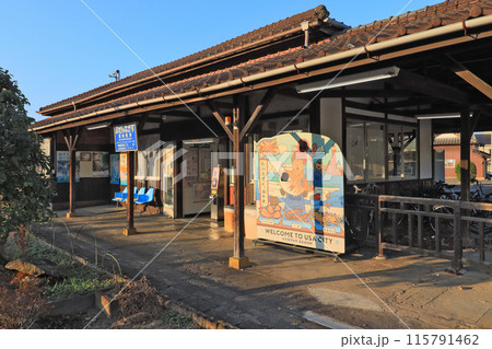 大分県宇佐市のJR九州日豊本線豊前長洲駅 大分県宇佐市のJR九州日豊本線豊前長洲駅 115791462