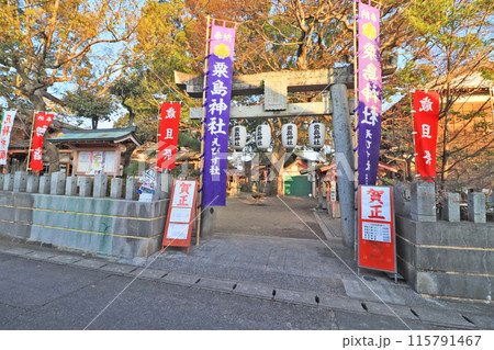 大分県宇佐市にある粟島神社の歳旦祭 115791467