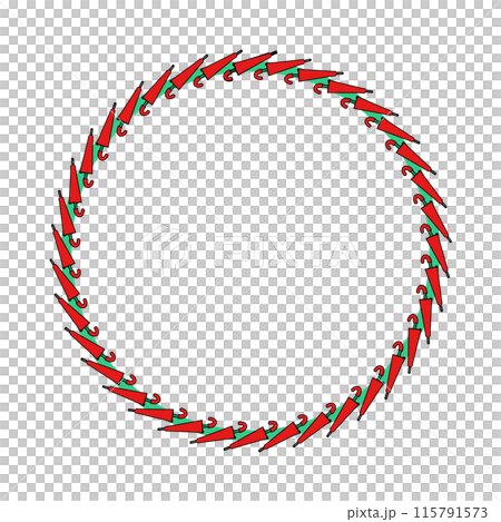 Umbrella decorative frame illustration Umbrella decorative frame illustration 115791573