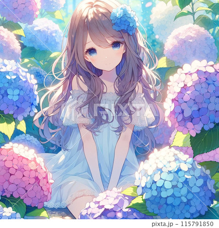 紫陽花と照 - ツノウサギの家 - BOOTH
