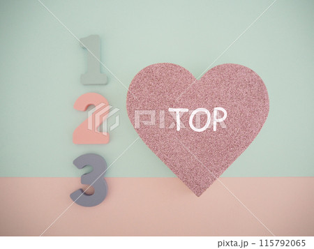 TOPの文字と123の数字 115792065